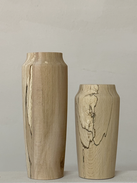 Wooden Vase Set, Flower Vase